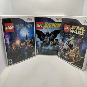 LEGO Game Lot - Batman, Star Wars , Harry Potter - Nintendo Wii